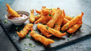 Photo tempura crevette ardoise